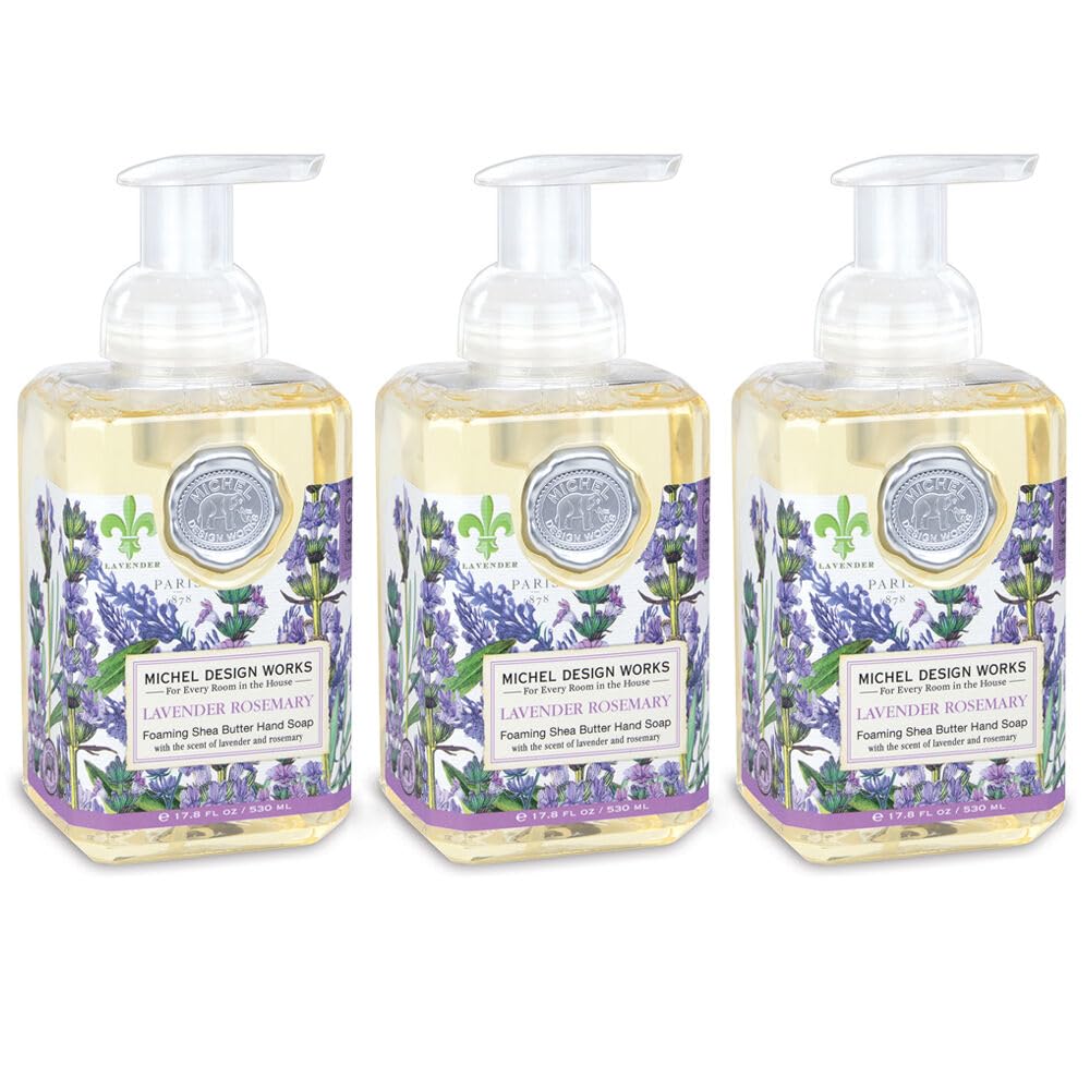 Michel Design Works front packaging showing elegant dispenser and medallion artwork, enhances decor