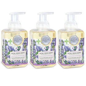 Michel Design Works front packaging showing elegant dispenser and medallion artwork, enhances decor