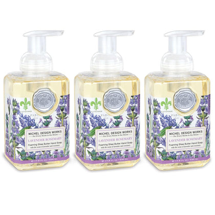 Michel Design Works front packaging showing elegant dispenser and medallion artwork, enhances decor