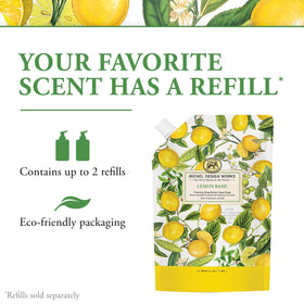 Michel Design Works bottle arranged with lotion and caddy as a ready-to-gift set