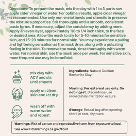 Micro Ingredients powder texture close-up revealing fine mineral particles for smooth masks