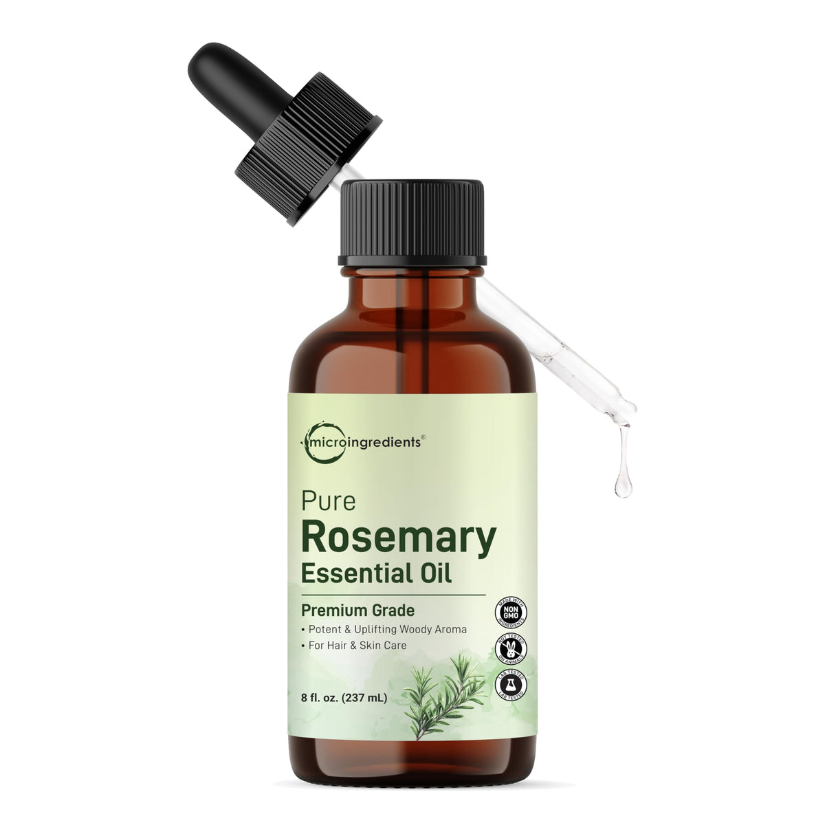 DIY soap and candle materials with Micro Ingredients rosemary oil, showcasing craft-friendly use