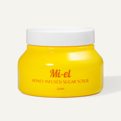 Miel front jar showing product label and 8.5 oz size for display