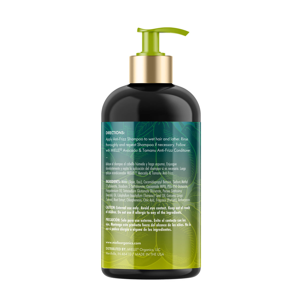 Mielle Organics after-wash hair looking smooth and frizz-reduced