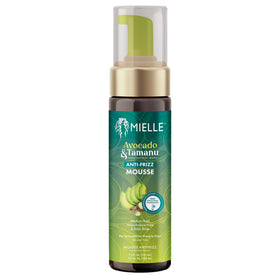 Mielle Organics front bottle shot showing product and benefits