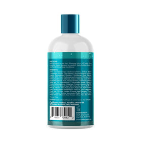 Mielle Organics 12 oz bottle next to common items to show size