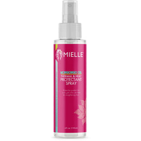 Mielle Organics bottle front packaging showing product benefits