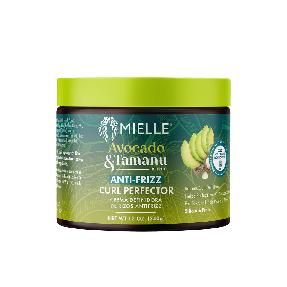 Mielle Organics jar front packaging showing product benefits and brand appeal