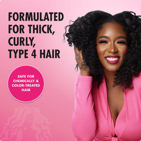 Mielle Organics creamy lather texture demonstrating gentle but effective cleansing