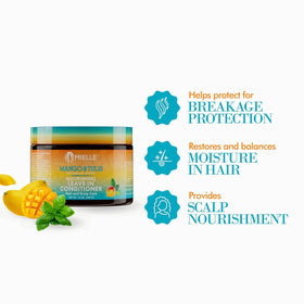 Mielle Organics creamy leave-in texture showcasing smooth application