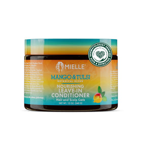 Mielle Organics front packaging showing product benefits and size