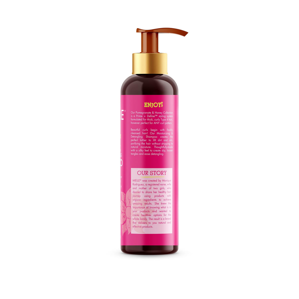Mielle Organics ingredients display babassu oil and pomegranate for hydration boost