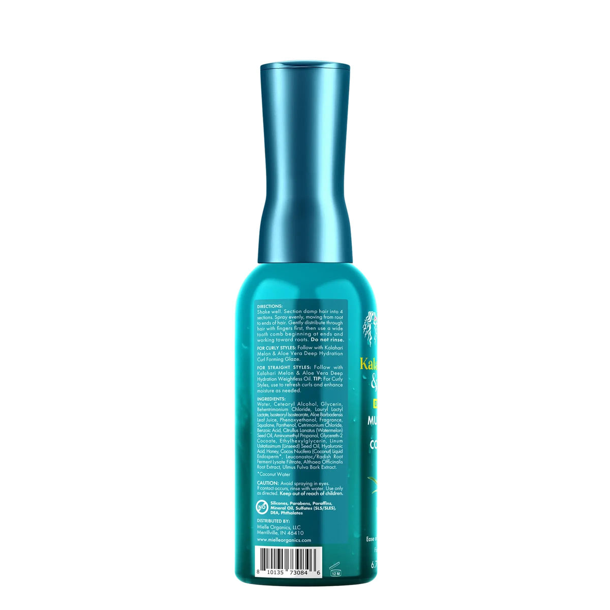Mielle Organics bottle on bathroom counter suggesting daily styling convenience