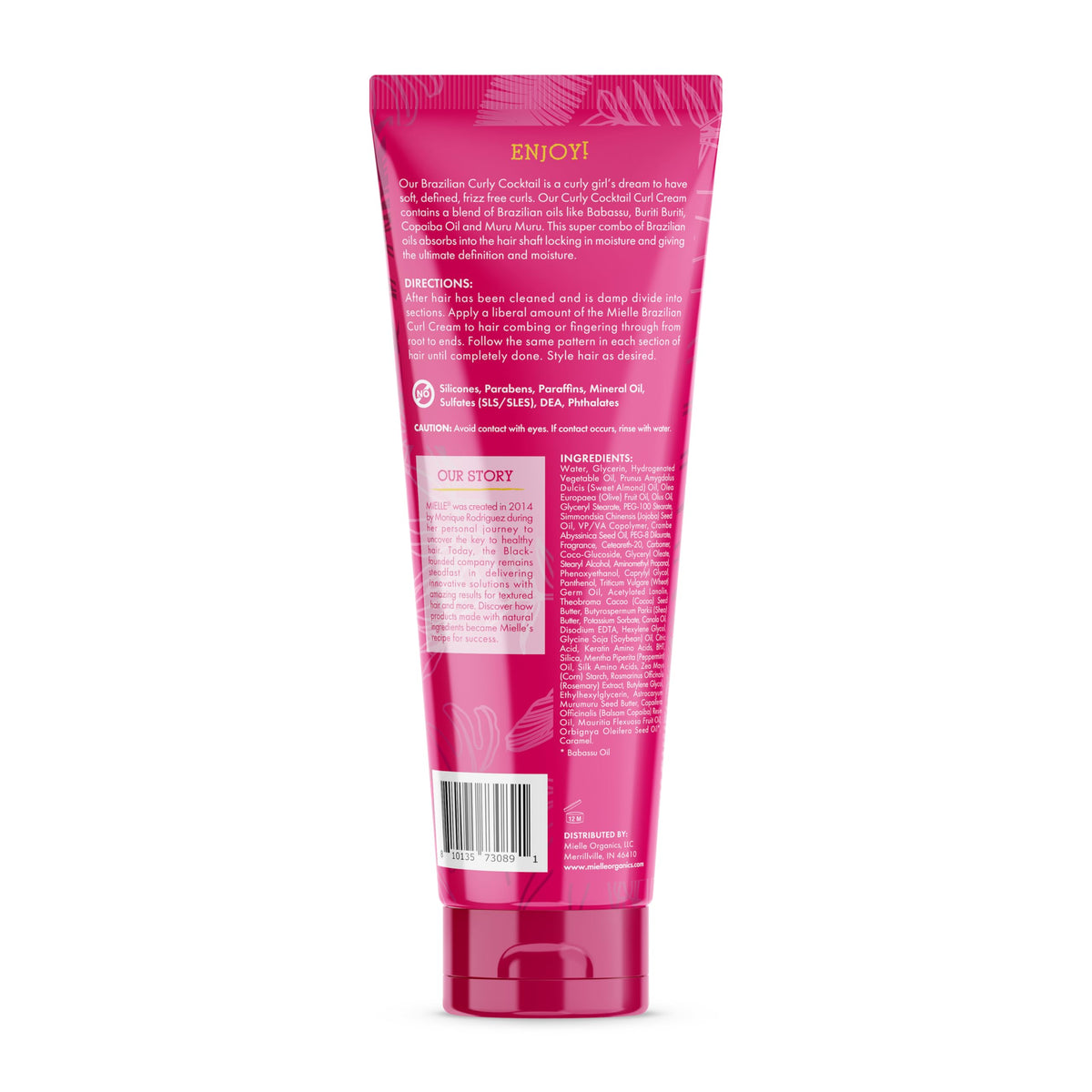 Mielle Organics on a bathroom shelf staged with styling tools showing daily routine convenience