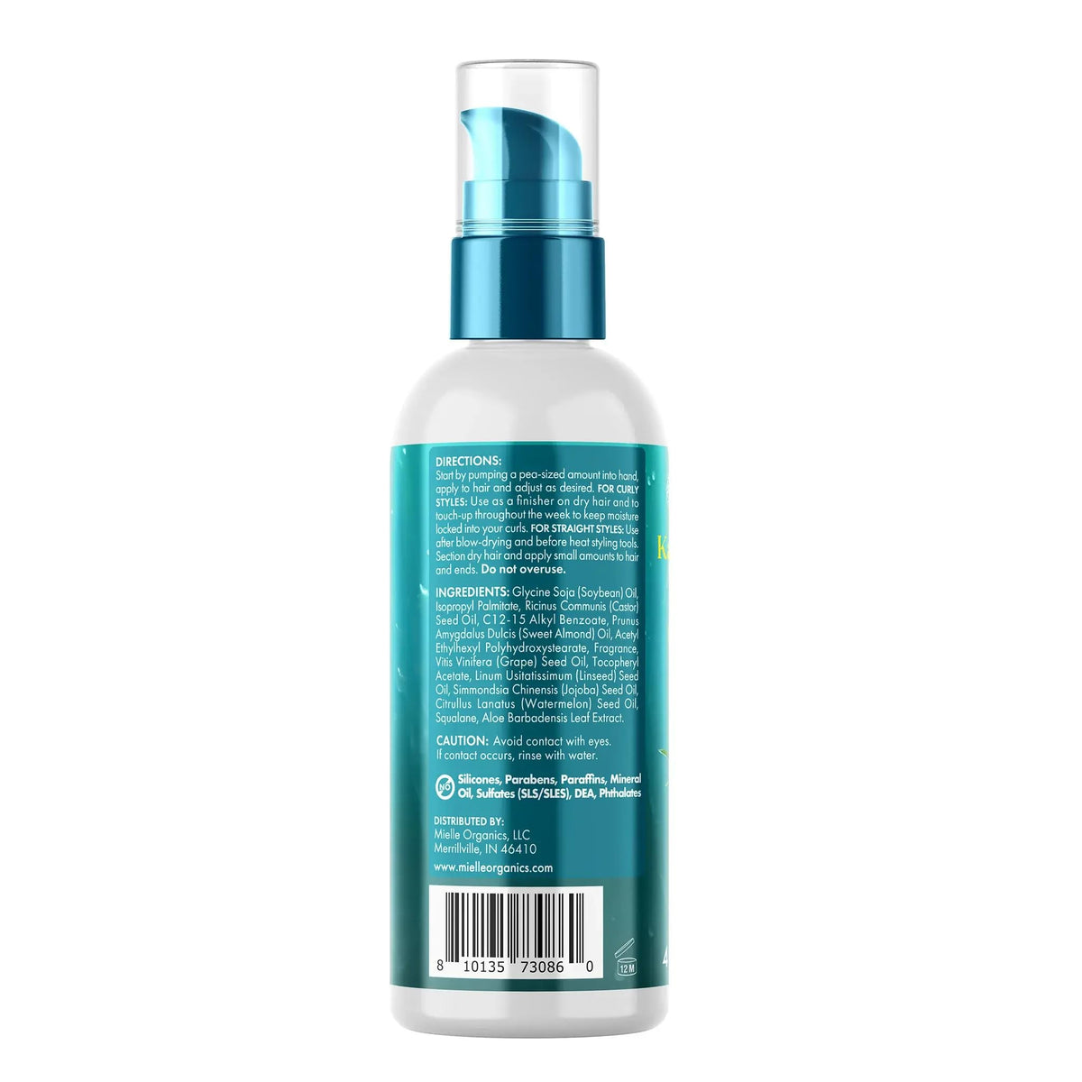 Mielle Organics oil texture closeup highlighting non-greasy absorption benefit