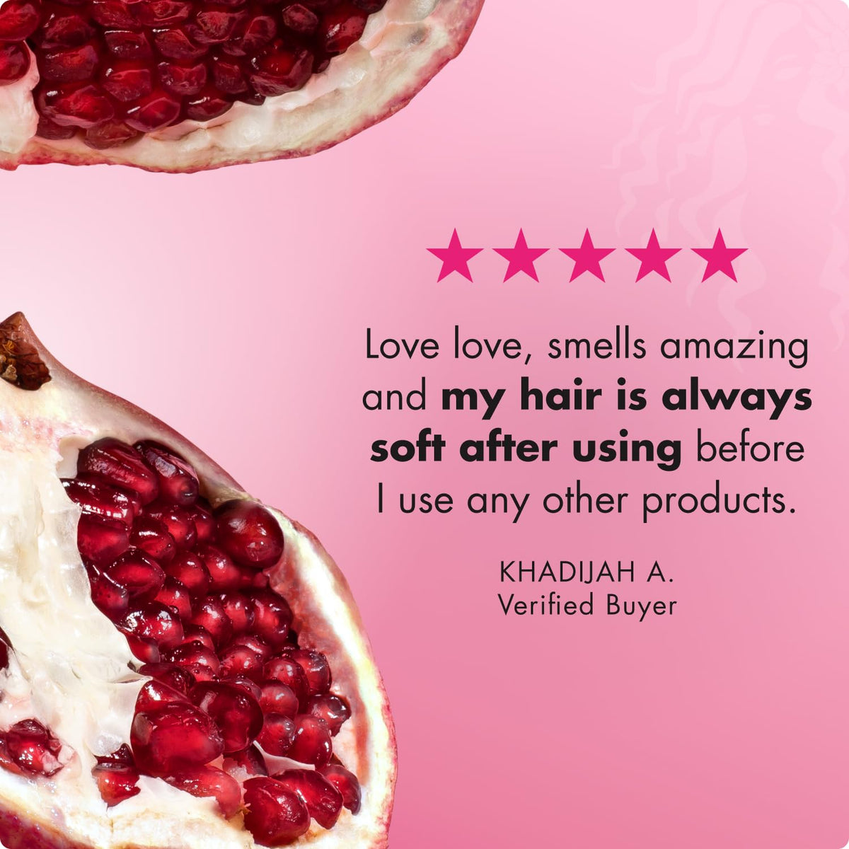 Mielle Organics before and after curls showing improved definition