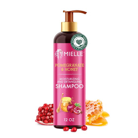 Mielle Organics front bottle view shows product and easy grip for better wash day