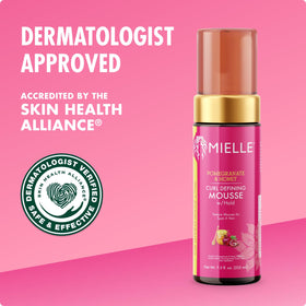 Mielle Organics pump dispensing mousse for easy controlled application