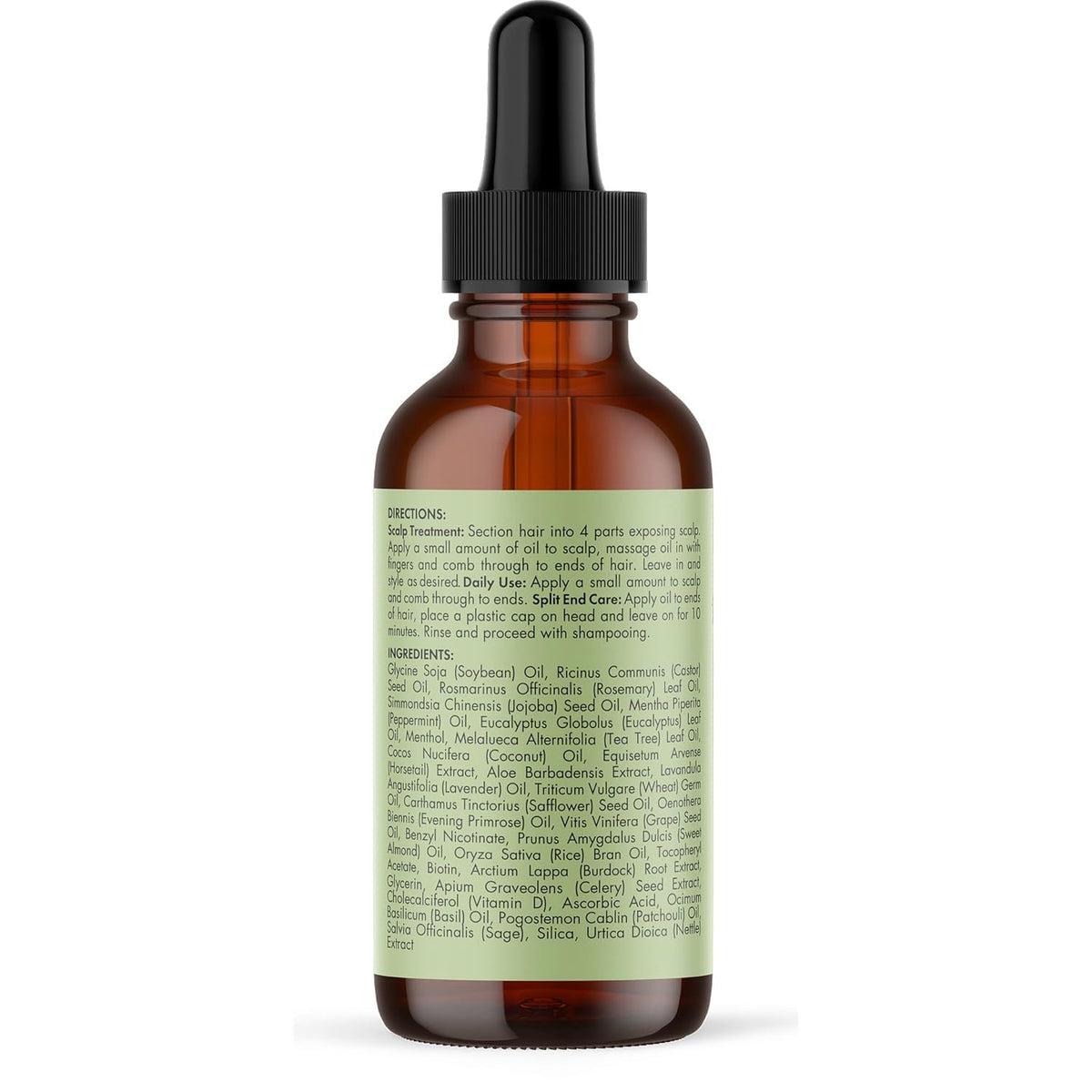 Mielle Organics 2 ounce bottle next to coin showing compact travel-friendly size