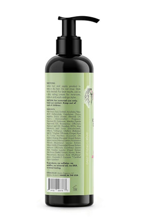 Mielle Organics ingredient setup with rosemary oil bottle suggesting nourishing benefit