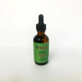 Mielle Organics scalp and hair oil dropper releasing drops for targeted strengthening and shine