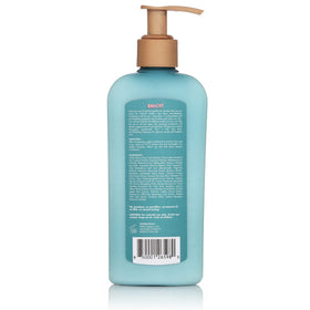 Mielle Organics on bathroom shelf suggesting a luxe, nourishing routine