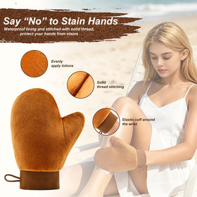 Mifeloy face brush soft bristles close-up for gentle facial tanning blending