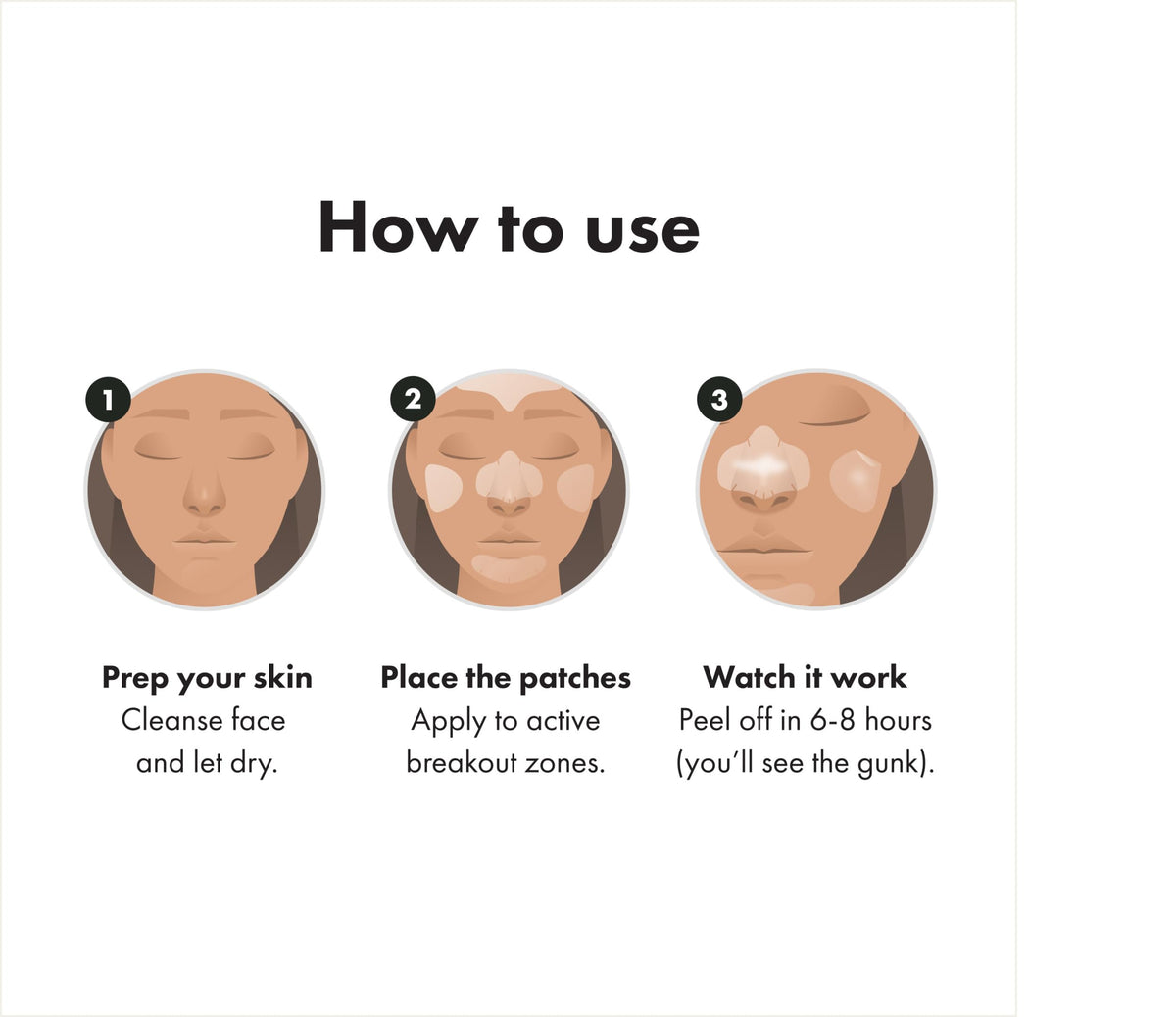 Mighty Patch forehead piece shape illustrating contouring for broader breakouts