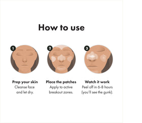 Mighty Patch forehead piece shape illustrating contouring for broader breakouts