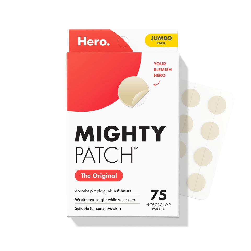 Mighty Patch front packaging showing count and branding for fast identification