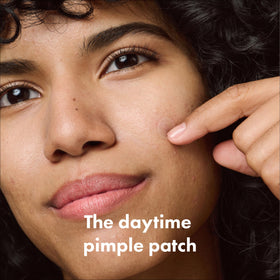 Mighty Patch perforated sheet close-up highlighting easy-peel convenience