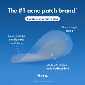 Mighty Patch applied on cheek during daytime for discreet coverage