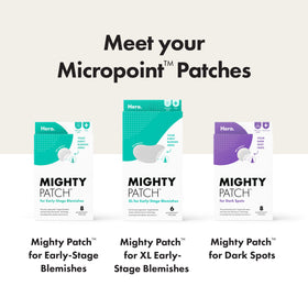 Mighty Patch next to a coin illustrating XL patch scale and coverage for larger blemishes