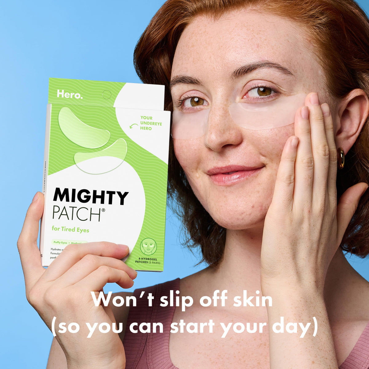 Mighty Patch texture and gel detail highlighting hydrogel clarity and cooling benefit