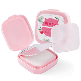MIILYE front box showing 80 pads and travel-friendly design for convenience