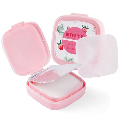 MIILYE front box showing 80 pads and travel-friendly design for convenience