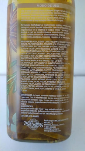Milagros after-wash shiny hair demonstrating reduced frizz and shine
