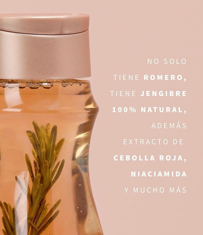 Milagros bottles held to show 450 ml size for clear portioning