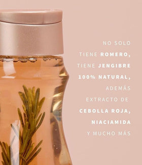 Milagros bottles held to show 450 ml size for clear portioning