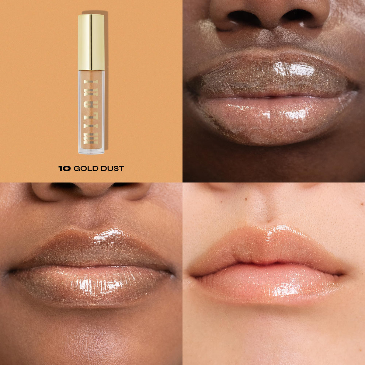 Milani applicator close-up demonstrating precise shape and easy application