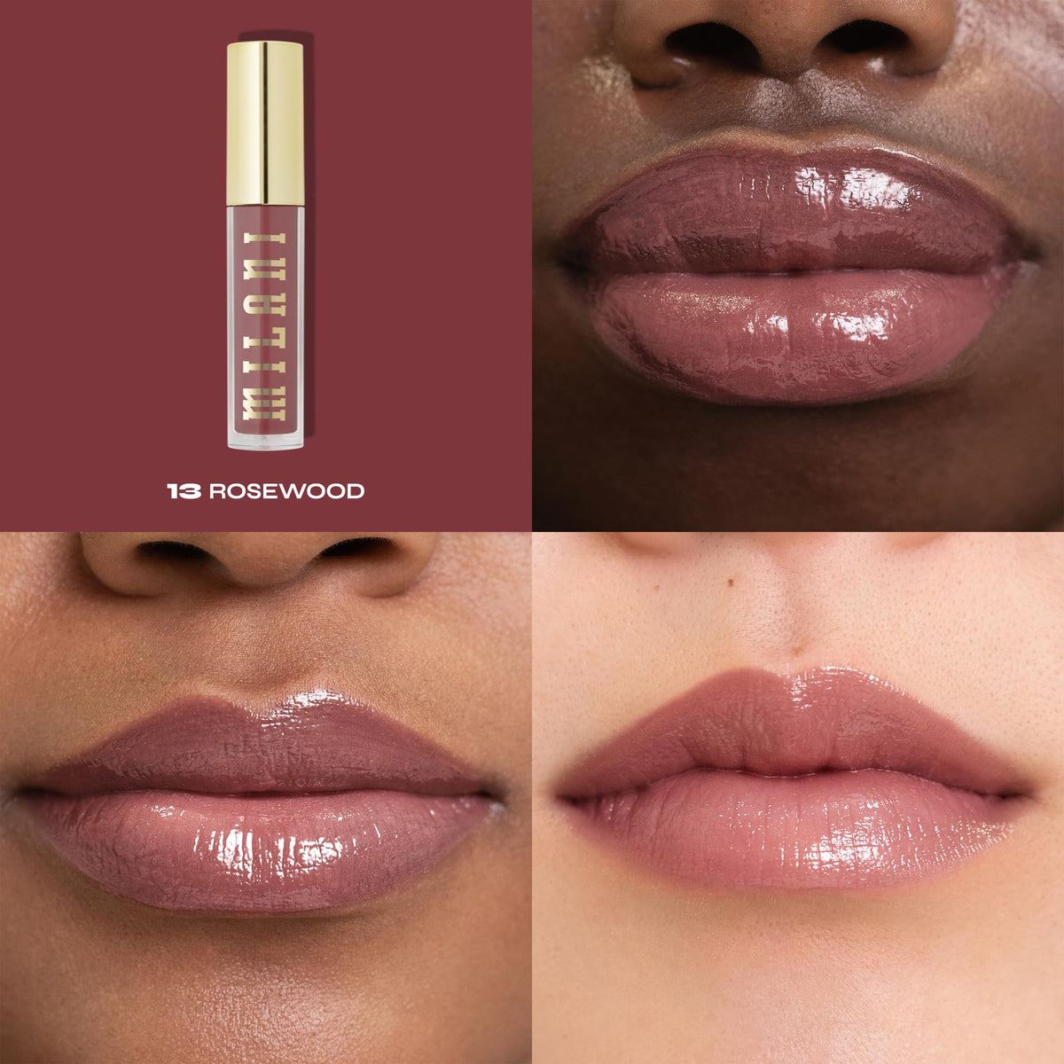 Milani applicator close-up showing precise wand for even application and control