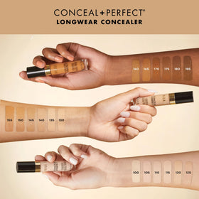 Milani before-and-after under-eye comparison showing concealment of dark circles and natural look