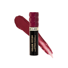 Milani Bitten Berry front packaging showing color and benefit of longwear