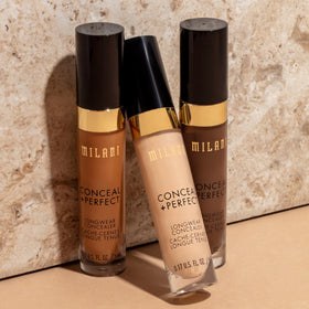 Milani bottle size next to coin for scale and portability