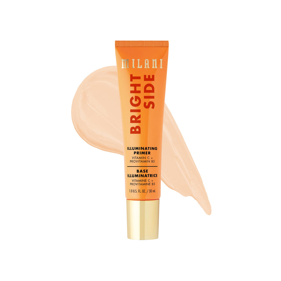Milani bright side front tube showing packaging and product name for clear recognition and convenience