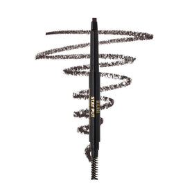 Milani brow pencil front view showing Espresso shade and slim design for precision