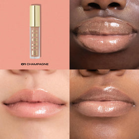 Milani applicator closeup displaying tapered tip for precise, controlled application