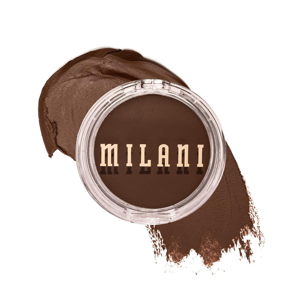 Milani front packaging showing compact and shade name for easy identification