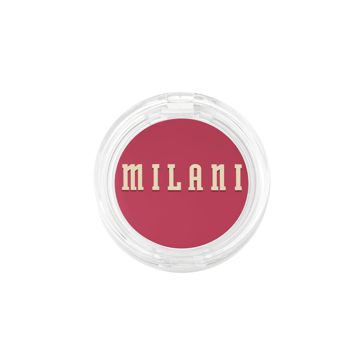 Milani Cheek Kiss tucked in a makeup bag for on-the-go touch-ups