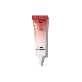 Milani Cheek Kiss tinted lips swatch showing coordinated cheek-and-lip benefit